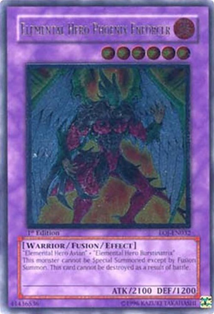 Elemental Hero Phoenix Enforcer (UTR) (EOJ-EN032) - Ultimate Rare