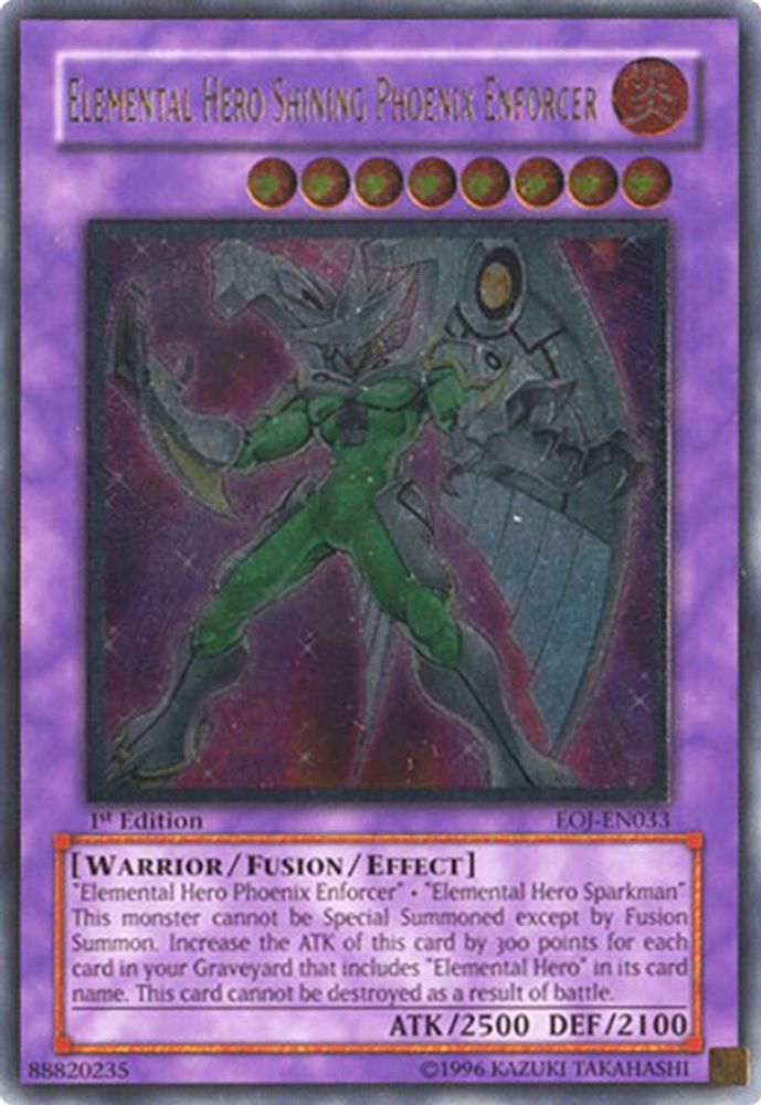 Elemental Hero Shining Phoenix Enforcer (UTR) (EOJ-EN033) - Ultimate Rare