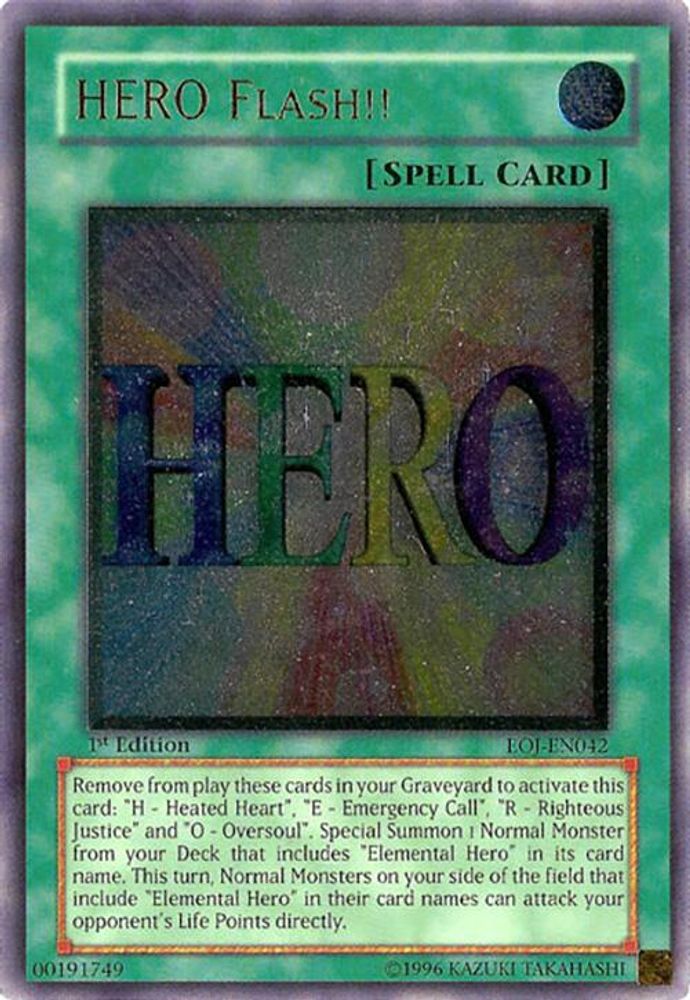 HÉROS Flash !! [EOJ-EN042] Rare ultime 