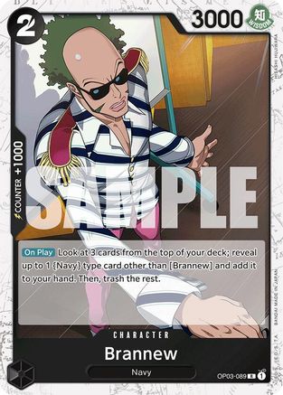 Brannew (Jolly Roger Foil) (OP03-089) - Rare