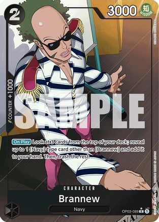 Brannew (Full Art) (OP03-089) - Rare