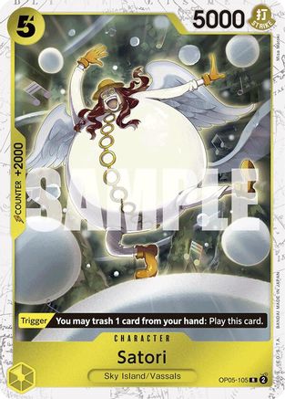 Satori (Jolly Roger Foil) (OP05-105) - Rare