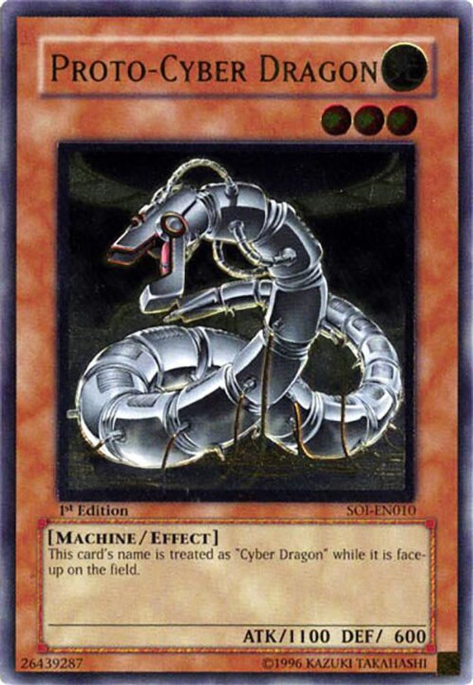 Proto-Cyber Dragon (UTR) (SOI-EN010) - Ultimate Rare