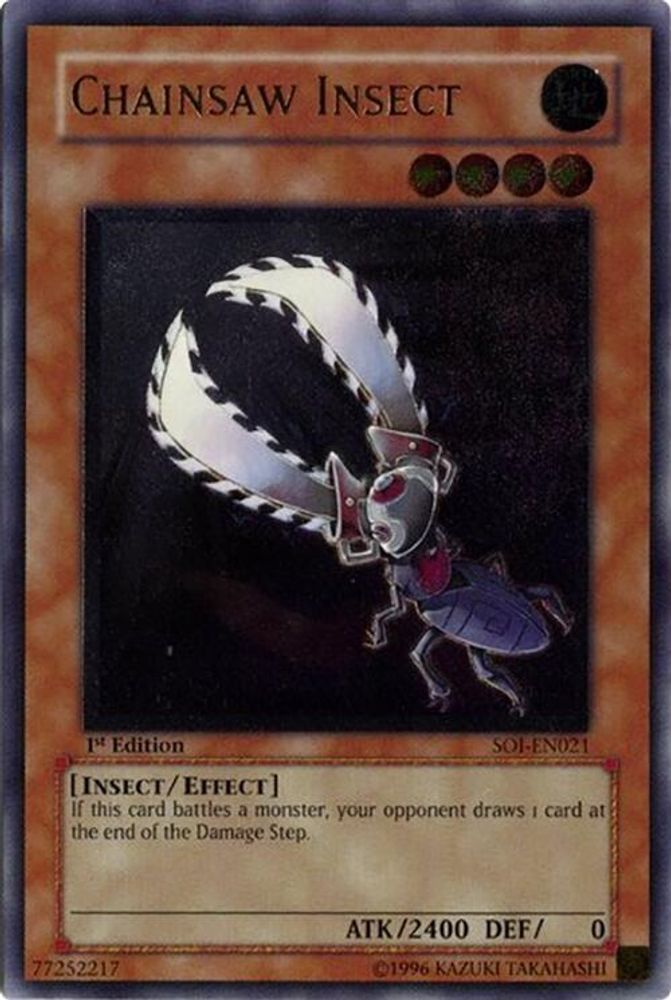 Chainsaw Insect (UTR) (SOI-EN021) - Ultimate Rare