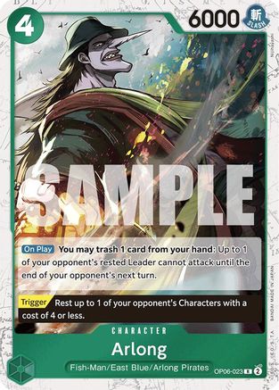 Arlong (Jolly Roger Foil) (OP06-023) - Rare