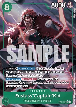 Eustass"Captain"Kid (OP01-051) (Alternate Art) (OP01-051) - Super Rare