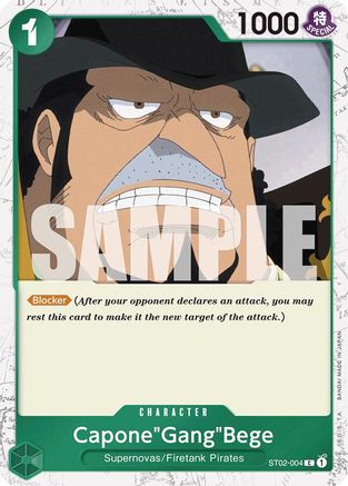 Capone"Gang"Bege (ST02-004) (Jolly Roger Foil) (ST02-004) - Common