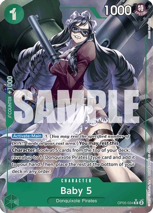 Baby 5 (OP05-034) (Full Art) (OP05-034) - Rare