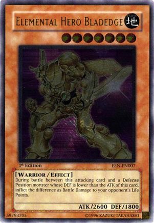 Elemental Hero Bladedge (UTR) (EEN-EN007) - Ultimate Rare