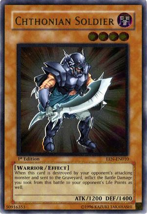Chthonian Soldier (UTR) (EEN-EN010) - Ultimate Rare