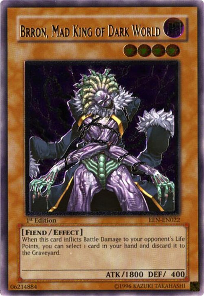 Brron, Mad King of Dark World (UTR) (EEN-EN022) - Ultimate Rare