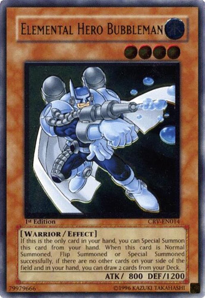 Elemental Hero Bubbleman (UTR) (CRV-EN014) - Ultimate Rare