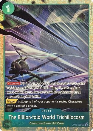The Billion-fold World Trichiliocosm (Premium Card Collection -Best Selection Vol. 2-) (OP06-038) - Uncommon
