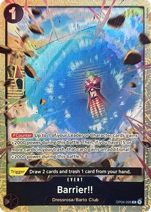 Barrier!! (Premium Card Collection -Best Selection Vol. 2-) (OP04-095) - Common