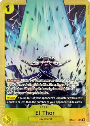 El Thor (Premium Card Collection -Best Selection Vol. 2-) (OP05-114) - Uncommon