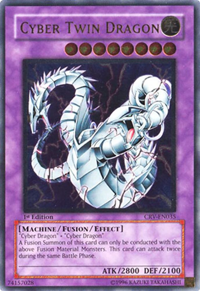 Cyber Twin Dragon (UTR) (CRV-EN035) - Ultimate Rare