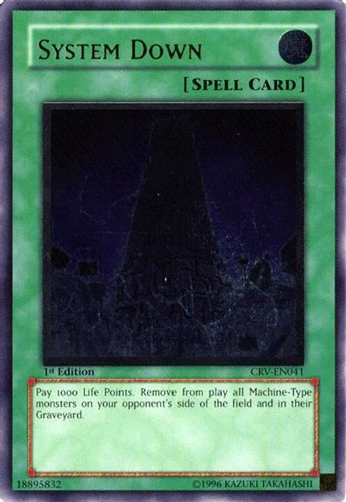 System Down (UTR) (CRV-EN041) - Ultimate Rare