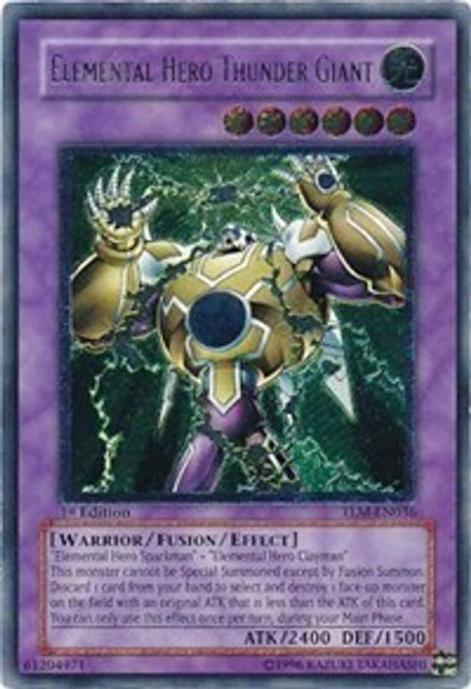 Elemental Hero Thunder Giant (UTR) (TLM-EN036) - Ultimate Rare