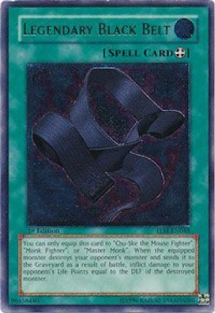 Legendary Black Belt (UTR) (TLM-EN045) - Ultimate Rare