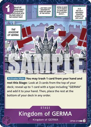 Kingdom of GERMA (Jolly Roger Foil) (OP06-079) - Common
