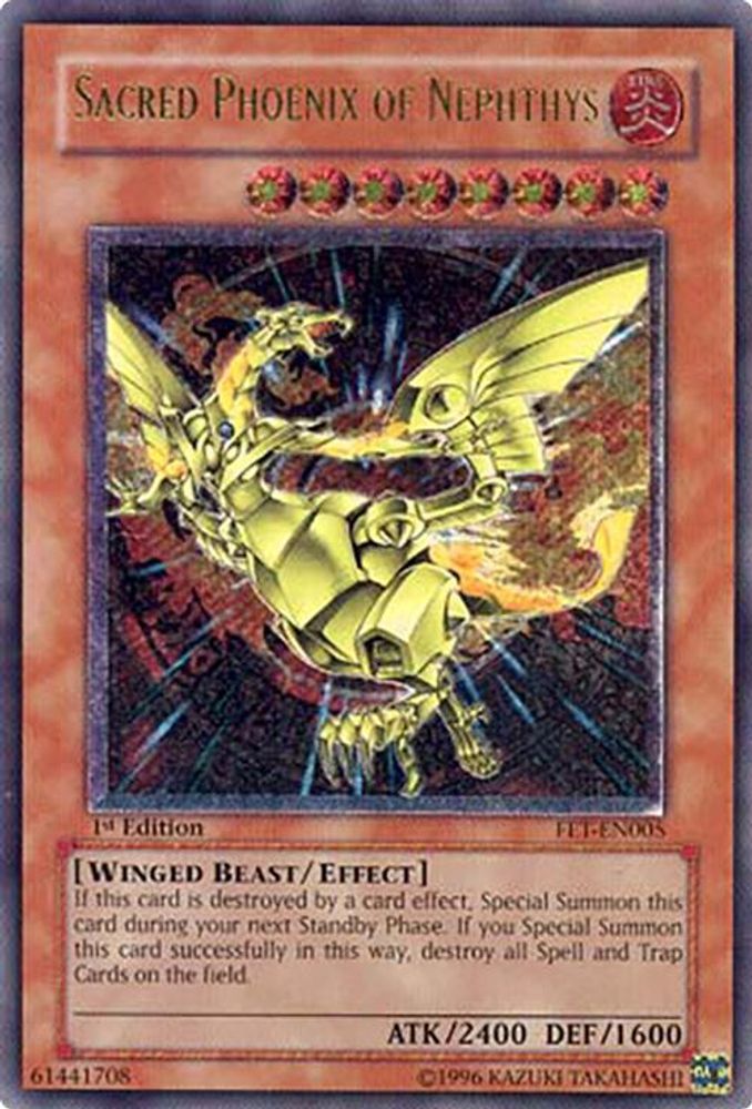 Sacred Phoenix of Nephthys (UTR) (FET-EN005) - Ultimate Rare