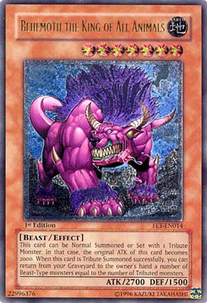Behemoth the King of All Animals (UTR) (FET-EN014) - Ultimate Rare