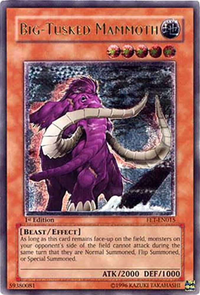 Big-Tusked Mammoth (UTR) (FET-EN015) - Ultimate Rare