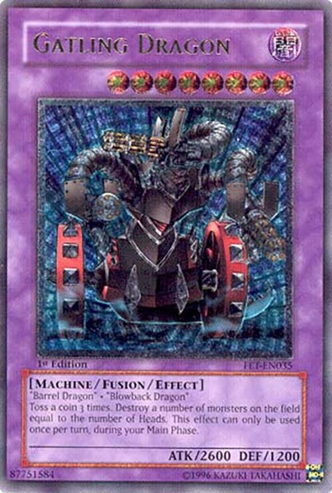 Gatling Dragon (UTR) (FET-EN035) - Ultimate Rare