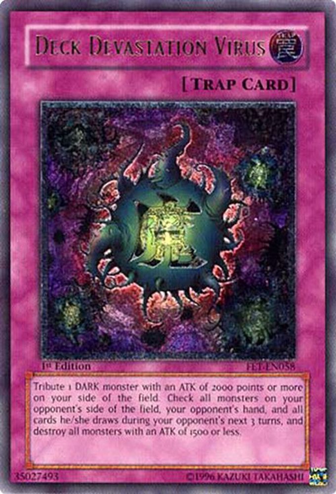 Deck Devastation Virus (UTR) (FET-EN058) - Ultimate Rare