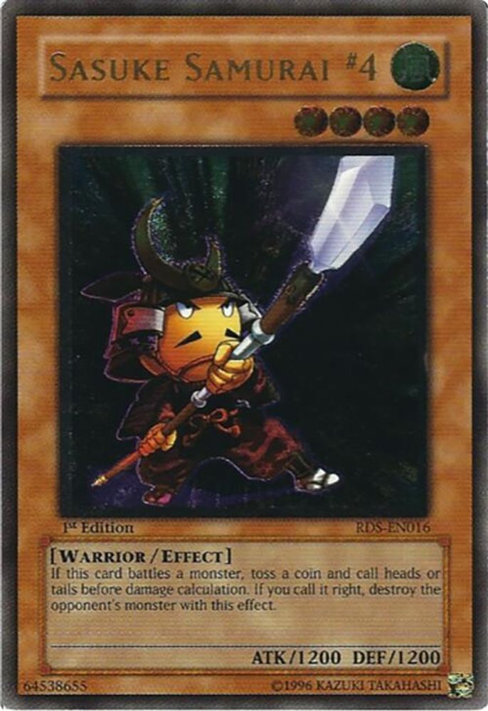 Sasuke Samurai #4 (UTR) (RDS-EN016) - Ultimate Rare