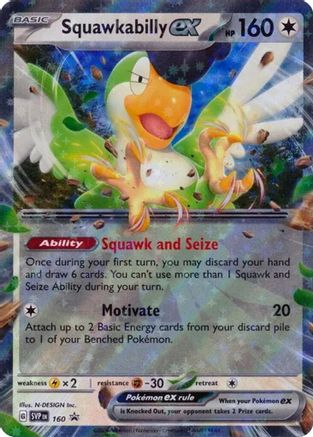Squawkabilly ex 160  - Holofoil - Promo