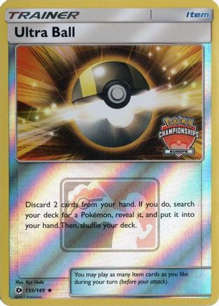 Ultra Ball (Europe Championships) 135/149  - Reverse Holofoil - Promo