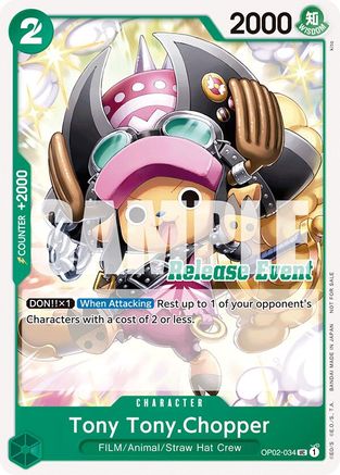 Tony Tony.Chopper (ST15 - ST20 Release Event Pack) (OP02-034) - Uncommon