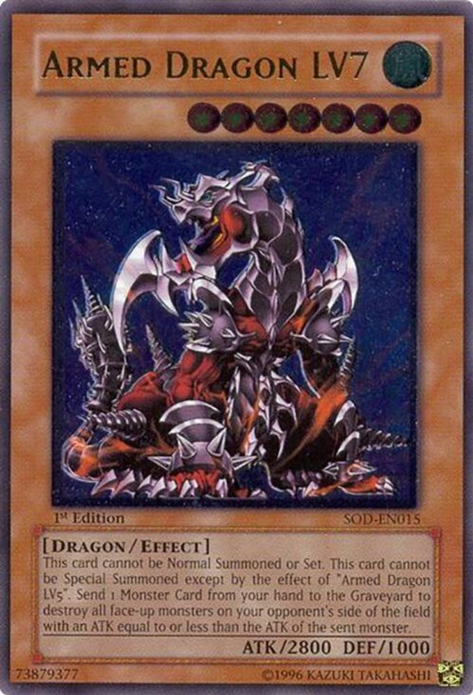 Armed Dragon LV7 (UTR) (SOD-EN015) - Ultimate Rare