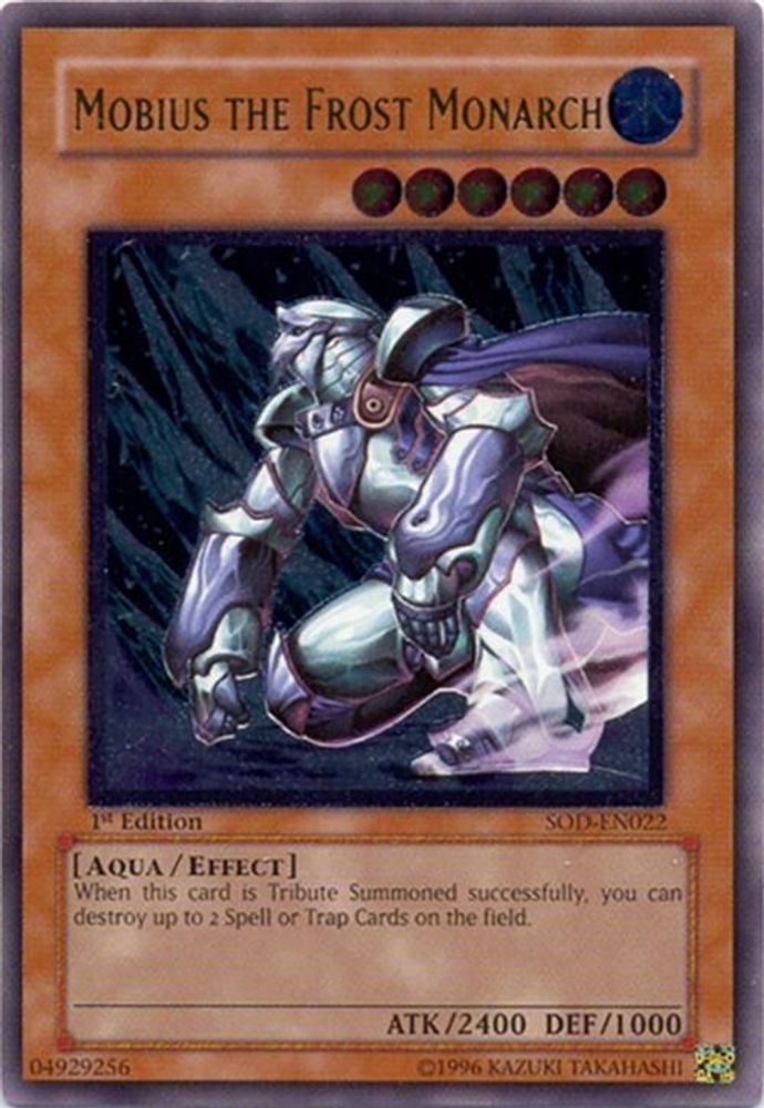 Mobius the Frost Monarch (UTR) (SOD-EN022) - Ultimate Rare