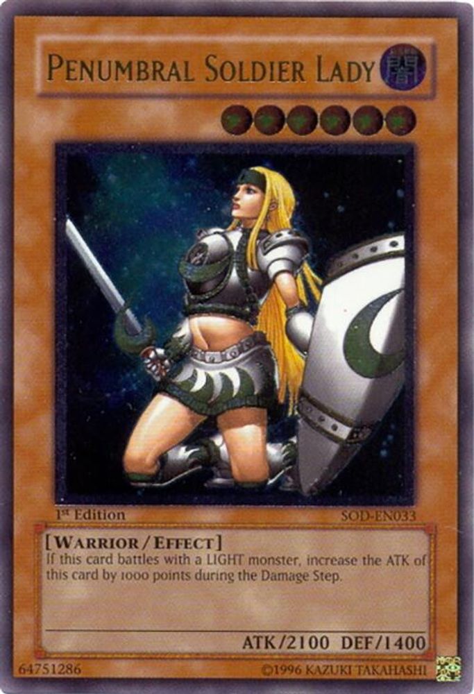 Penumbral Soldier Lady (UTR) (SOD-EN033) - Ultimate Rare