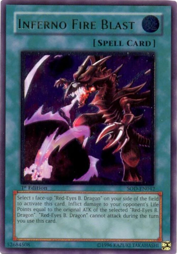 Inferno Fire Blast (UTR) (SOD-EN042) - Ultimate Rare