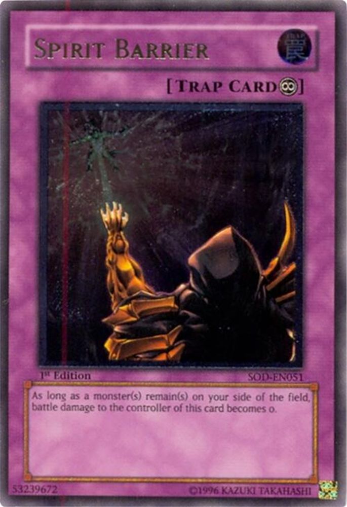 Spirit Barrier (UTR) (SOD-EN051) - Ultimate Rare