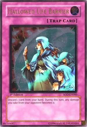 Hallowed Life Barrier (UTR) (SOD-EN060) - Ultimate Rare