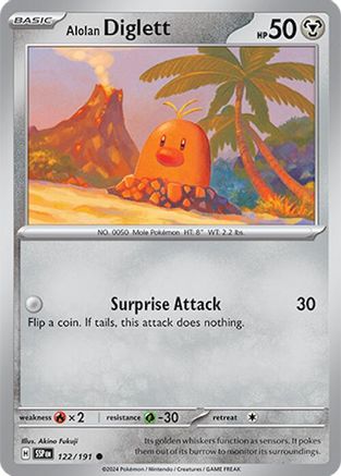 Alolan Diglett 122  - Common