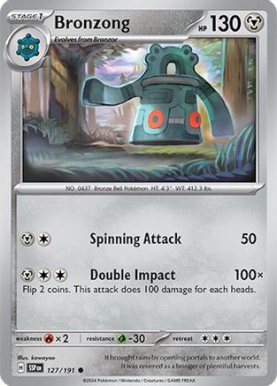 Bronzong 127  - Common