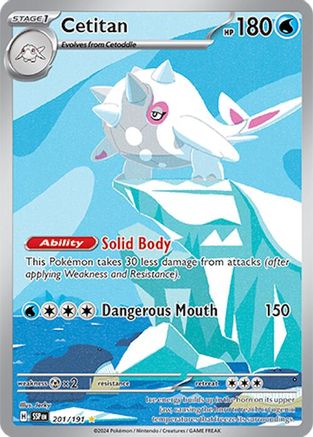 Cetitan 201/191  - Holofoil - Illustration Rare