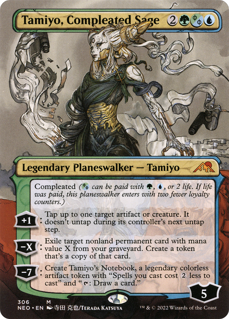 Tamiyo, sage complété (sans frontières) [Kamigawa : Neon Dynasty] 