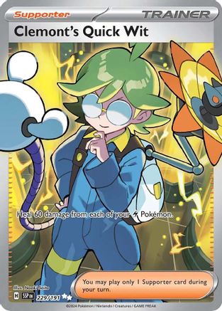 Clemont's Quick Wit 229/191  - Holofoil - Ultra Rare