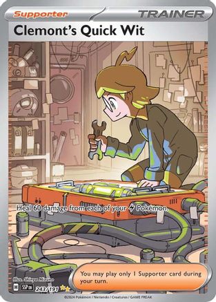 Clemont's Quick Wit 243/191  - Holofoil - Special Illustration Rare