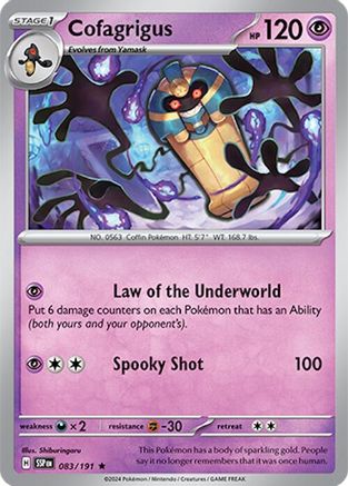 Cofagrigus 083  - Holofoil - Rare