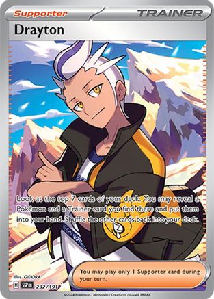 Drayton 232/191  - Holofoil - Ultra Rare