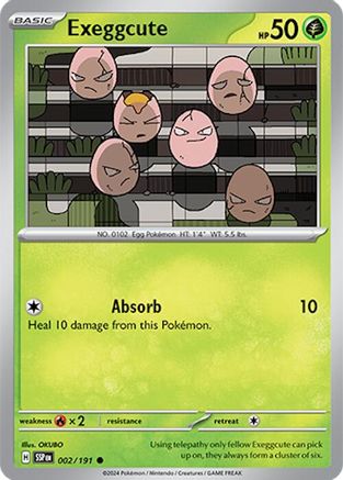 Exeggcute 002/191  - Common