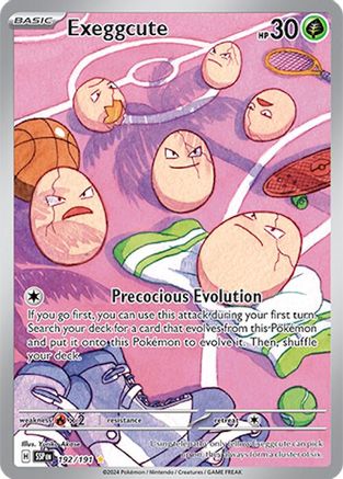 Exeggcute 192/191  - Holofoil - Illustration Rare