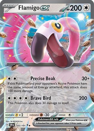 Flamigo ex 160  - Holofoil - Double Rare